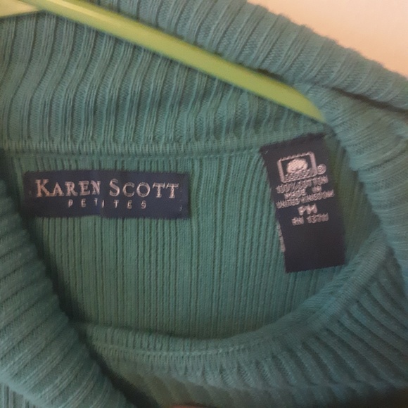 Karen Scott Petite Medium Turtle Neck Sweater - Picture 5 of 5